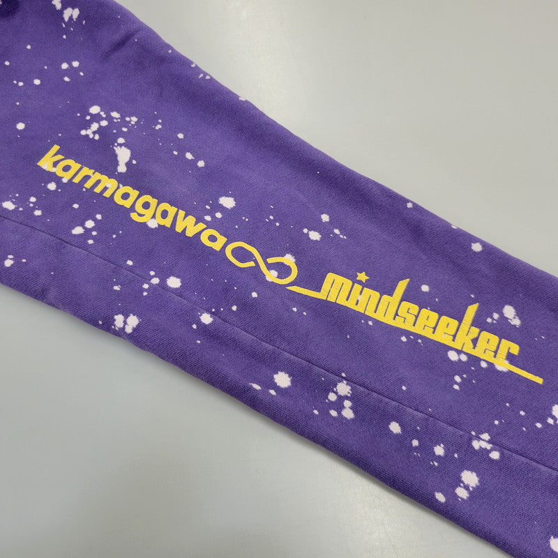 【中古品】【メンズ】 KARMAGAWA カラマグア × MINDSEEKER マインドシーカー BLEACH SWEAT PANTS ブリーチ スウェットパンツ 153-260715-as-10-izu サイズ：S/M カラー：パープル 万代Net店