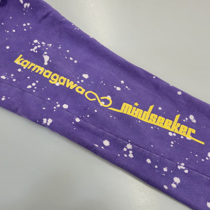 【中古品】【メンズ】 KARMAGAWA カラマグア × MINDSEEKER マインドシーカー BLEACH SWEAT PANTS ブリーチ スウェットパンツ 153-260715-as-10-izu サイズ：S/M カラー：パープル 万代Net店
