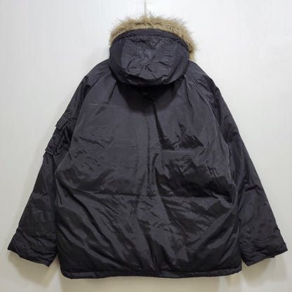【中古品】【メンズ】 SOUTHPOLE サウスポール HOODED DOWN JACKET フーデッド ダウンジャケット ファー付き 146-260715-as-13-izu サイズ：XL カラー：ブラック 万代Net店