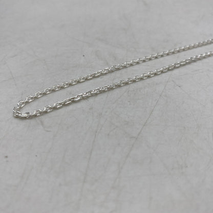 【中古品】【メンズ/レディース】 SAAD サード 925 AZUKI CHAIN NECKLACE アズキ チェーン ネックレス アクセサリー 191-260709-kh-04-izu カラー：シルバー 万代Net店