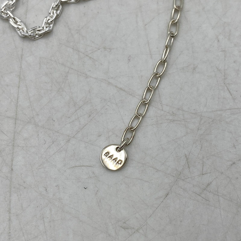 【中古品】【メンズ/レディース】 SAAD サード 925 AZUKI CHAIN NECKLACE アズキ チェーン ネックレス アクセサリー 191-260709-kh-04-izu カラー：シルバー 万代Net店