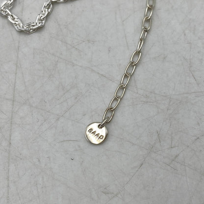 【中古品】【メンズ/レディース】 SAAD サード 925 AZUKI CHAIN NECKLACE アズキ チェーン ネックレス アクセサリー 191-260709-kh-04-izu カラー：シルバー 万代Net店