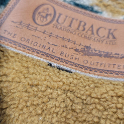 【中古品】【メンズ】 OUTBACK アウトバック LEATHER COLLAR FLEECE LINER DUCK HUNTING JACKET レザーカラー フリースライナー ダックハンティングジャケット 146-260715-as-11-izu カラー：グリーン 万代Net店