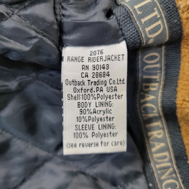 【中古品】【メンズ】 OUTBACK アウトバック LEATHER COLLAR FLEECE LINER DUCK HUNTING JACKET レザーカラー フリースライナー ダックハンティングジャケット 146-260715-as-11-izu カラー：グリーン 万代Net店