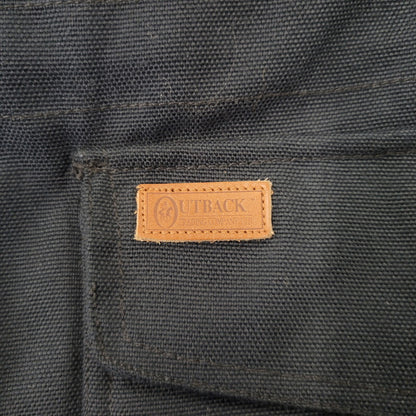 【中古品】【メンズ】 OUTBACK アウトバック LEATHER COLLAR FLEECE LINER DUCK HUNTING JACKET レザーカラー フリースライナー ダックハンティングジャケット 146-260715-as-11-izu カラー：グリーン 万代Net店