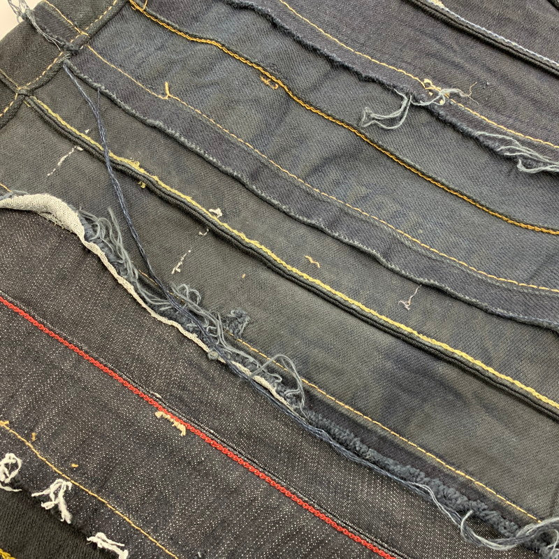 【中古品】【メンズ】 USED 再構築 REMAKE WIDE DENIM PANTS リメイク ワイド デニム パンツ ボトムス ズボン 157-260711-cs-05-izu カラー：ブラック 万代Net店