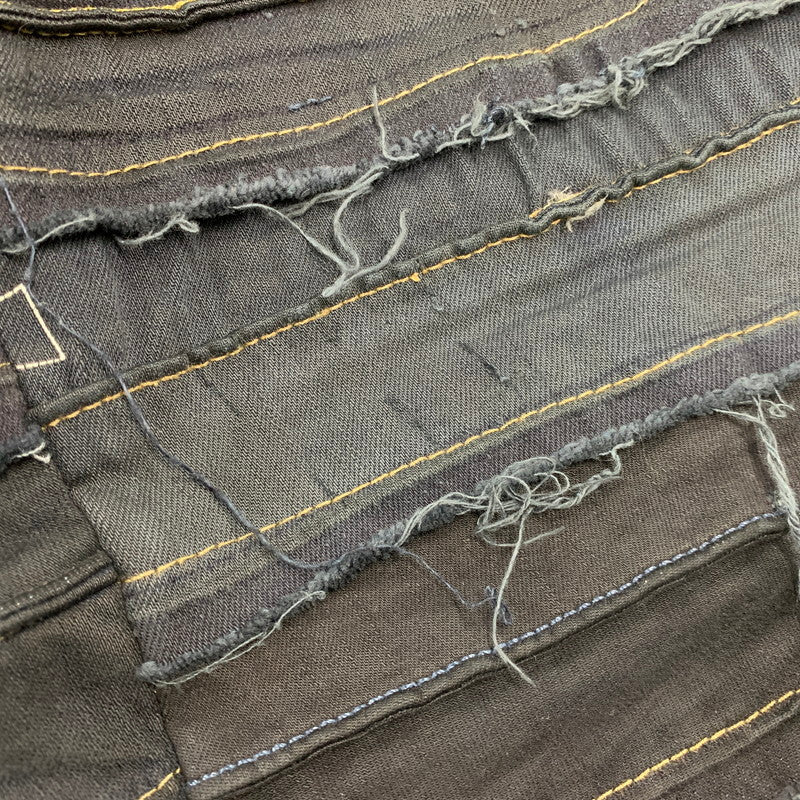 【中古品】【メンズ】 USED 再構築 REMAKE WIDE DENIM PANTS リメイク ワイド デニム パンツ ボトムス ズボン 157-260711-cs-05-izu カラー：ブラック 万代Net店
