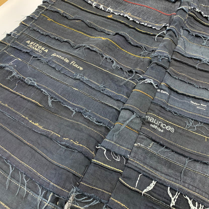 【中古品】【メンズ】 USED 再構築 REMAKE WIDE DENIM PANTS リメイク ワイド デニム パンツ ボトムス ズボン 157-260711-cs-05-izu カラー：ブラック 万代Net店