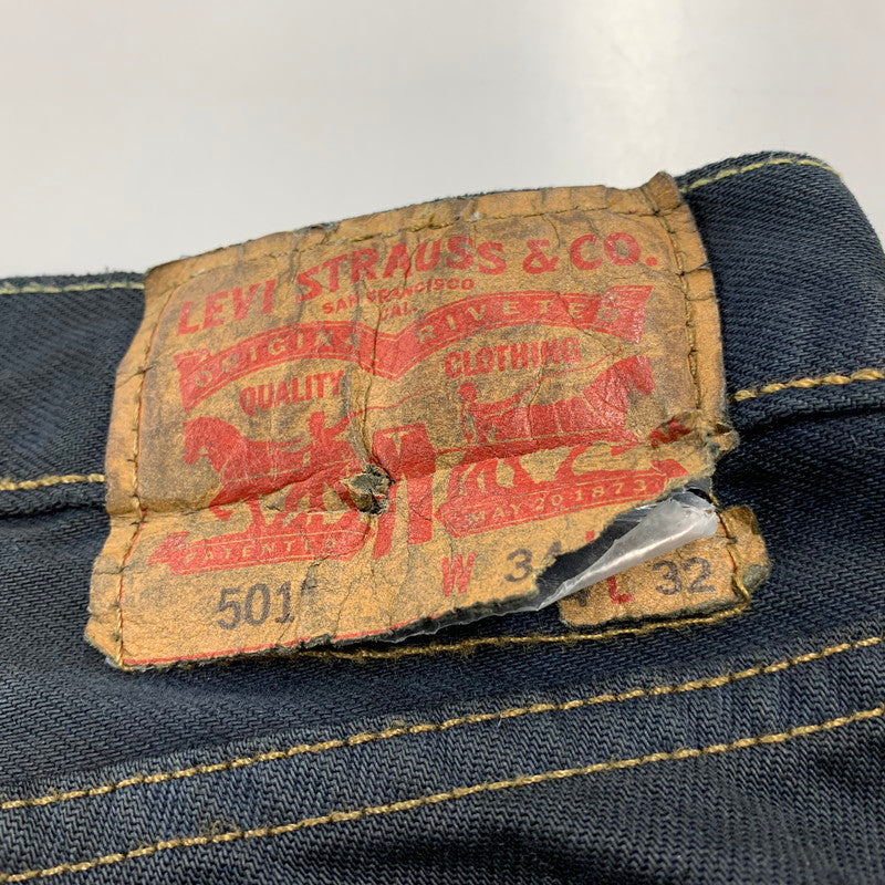 【中古品】【メンズ】 USED 再構築 REMAKE WIDE DENIM PANTS リメイク ワイド デニム パンツ ボトムス ズボン 157-260711-cs-05-izu カラー：ブラック 万代Net店