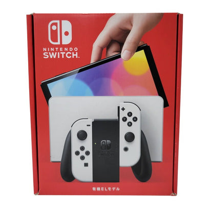 【中古美品】 【未使用】【ゲーム】Nintendo Switch (有機ELモデル) Joy-Con(L)/(R) ホワイト HEG-S-KAAAA(JPN) 任天堂 ニンテンドースイッチ 本体 034-260714-ay-02-izu 万代Net店