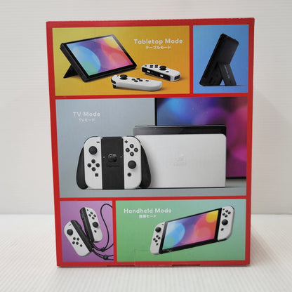 【中古美品】 【未使用】【ゲーム】Nintendo Switch (有機ELモデル) Joy-Con(L)/(R) ホワイト HEG-S-KAAAA(JPN) 任天堂 ニンテンドースイッチ 本体 034-260714-ay-02-izu 万代Net店