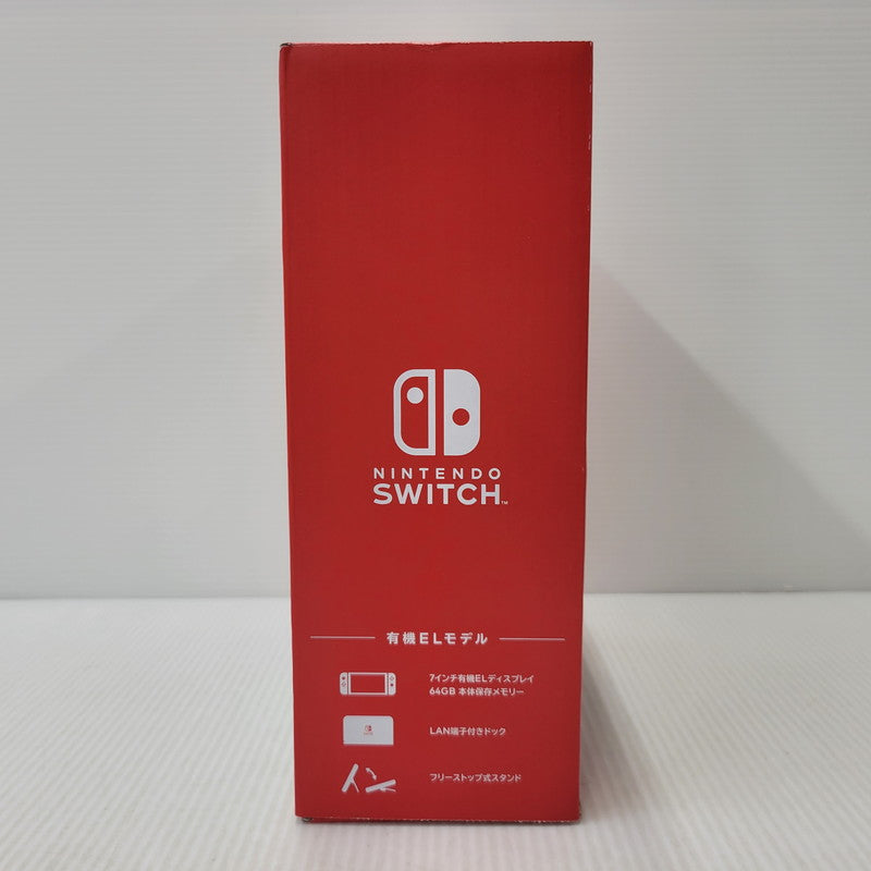 【中古美品】 【未使用】【ゲーム】Nintendo Switch (有機ELモデル) Joy-Con(L)/(R) ホワイト HEG-S-KAAAA(JPN) 任天堂 ニンテンドースイッチ 本体 034-260714-ay-02-izu 万代Net店