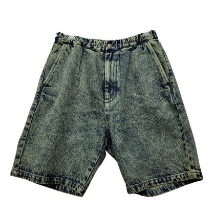 【中古品】【メンズ】 XLARGE エクストララージ OVERDYED DENIM EASY SHORT PANTS 101212031010 オーバーダイ デニム イージー ショートパンツ 153-260715-as-08-izu サイズ：L カラー：インディゴ系 万代Net店