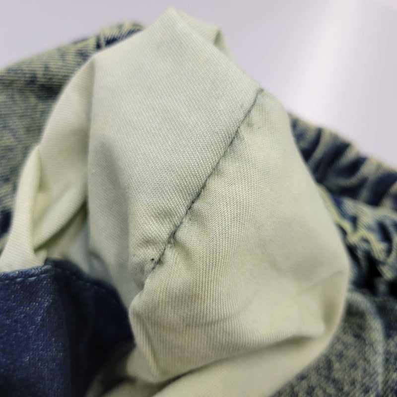 【中古品】【メンズ】 XLARGE エクストララージ OVERDYED DENIM EASY SHORT PANTS 101212031010 オーバーダイ デニム イージー ショートパンツ 153-260715-as-08-izu サイズ：L カラー：インディゴ系 万代Net店