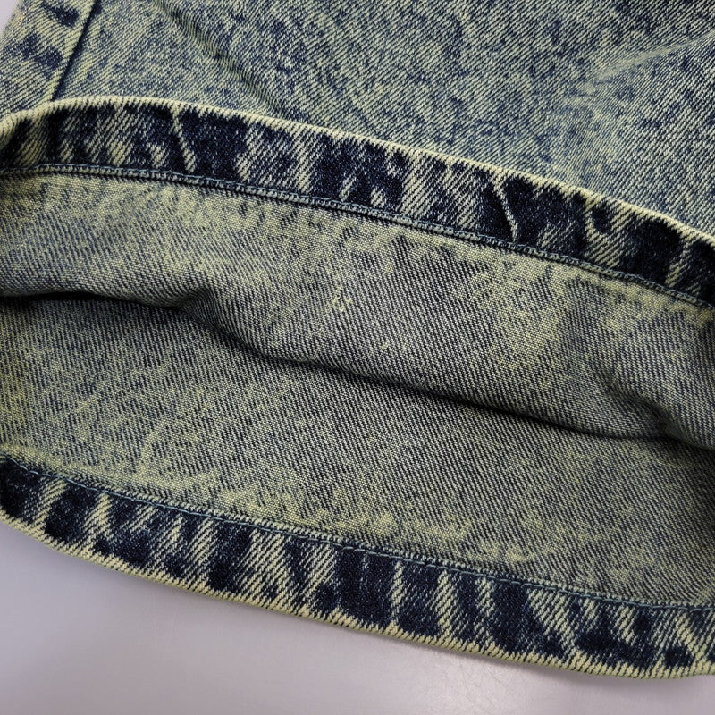 【中古品】【メンズ】 XLARGE エクストララージ OVERDYED DENIM EASY SHORT PANTS 101212031010 オーバーダイ デニム イージー ショートパンツ 153-260715-as-08-izu サイズ：L カラー：インディゴ系 万代Net店