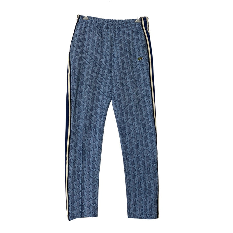 【中古品】【メンズ】 LACOSTE ラコステ XH1440 MONOGRAM JACQUARD TRACK PANTS モノグラム ジャガード トラック パンツ パンツ ボトムス ズボン 158-260710-cs-03-izu サイズ：XS カラー：ブルー 万代Net店