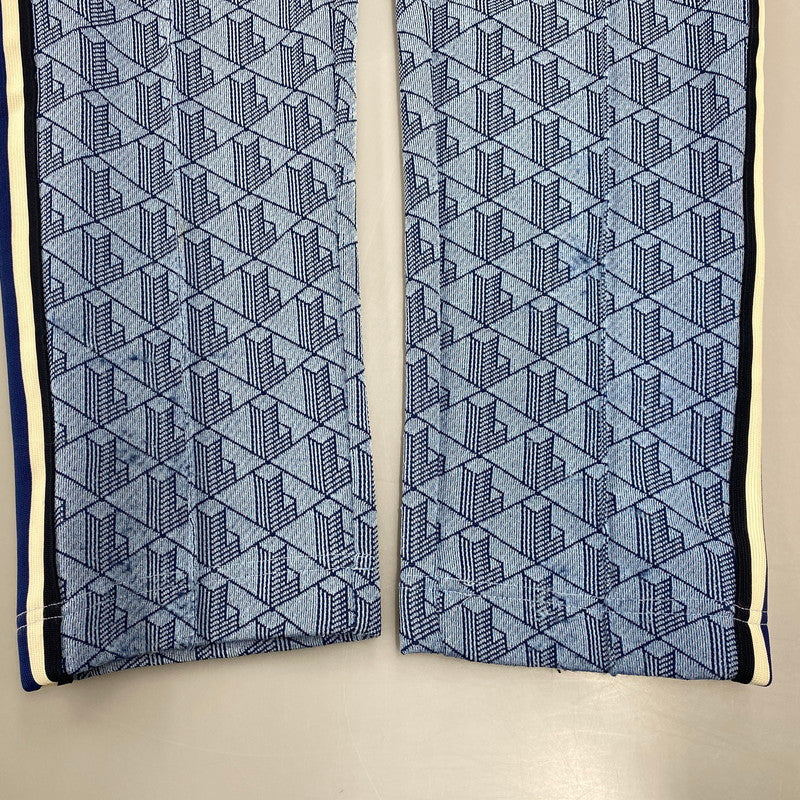 【中古品】【メンズ】 LACOSTE ラコステ XH1440 MONOGRAM JACQUARD TRACK PANTS モノグラム ジャガード トラック パンツ パンツ ボトムス ズボン 158-260710-cs-03-izu サイズ：XS カラー：ブルー 万代Net店