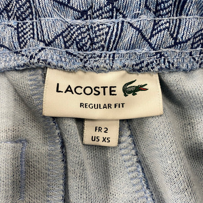 【中古品】【メンズ】 LACOSTE ラコステ XH1440 MONOGRAM JACQUARD TRACK PANTS モノグラム ジャガード トラック パンツ パンツ ボトムス ズボン 158-260710-cs-03-izu サイズ：XS カラー：ブルー 万代Net店