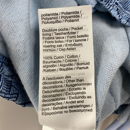 【中古品】【メンズ】 LACOSTE ラコステ XH1440 MONOGRAM JACQUARD TRACK PANTS モノグラム ジャガード トラック パンツ パンツ ボトムス ズボン 158-260710-cs-03-izu サイズ：XS カラー：ブルー 万代Net店