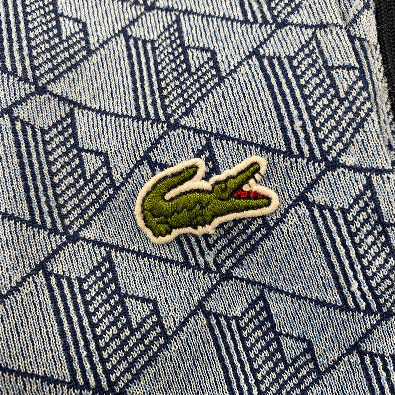 【中古品】【メンズ】 LACOSTE ラコステ XH1440 MONOGRAM JACQUARD TRACK PANTS モノグラム ジャガード トラック パンツ パンツ ボトムス ズボン 158-260710-cs-03-izu サイズ：XS カラー：ブルー 万代Net店