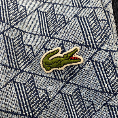 【中古品】【メンズ】 LACOSTE ラコステ XH1440 MONOGRAM JACQUARD TRACK PANTS モノグラム ジャガード トラック パンツ パンツ ボトムス ズボン 158-260710-cs-03-izu サイズ：XS カラー：ブルー 万代Net店