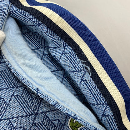 【中古品】【メンズ】 LACOSTE ラコステ XH1440 MONOGRAM JACQUARD TRACK PANTS モノグラム ジャガード トラック パンツ パンツ ボトムス ズボン 158-260710-cs-03-izu サイズ：XS カラー：ブルー 万代Net店