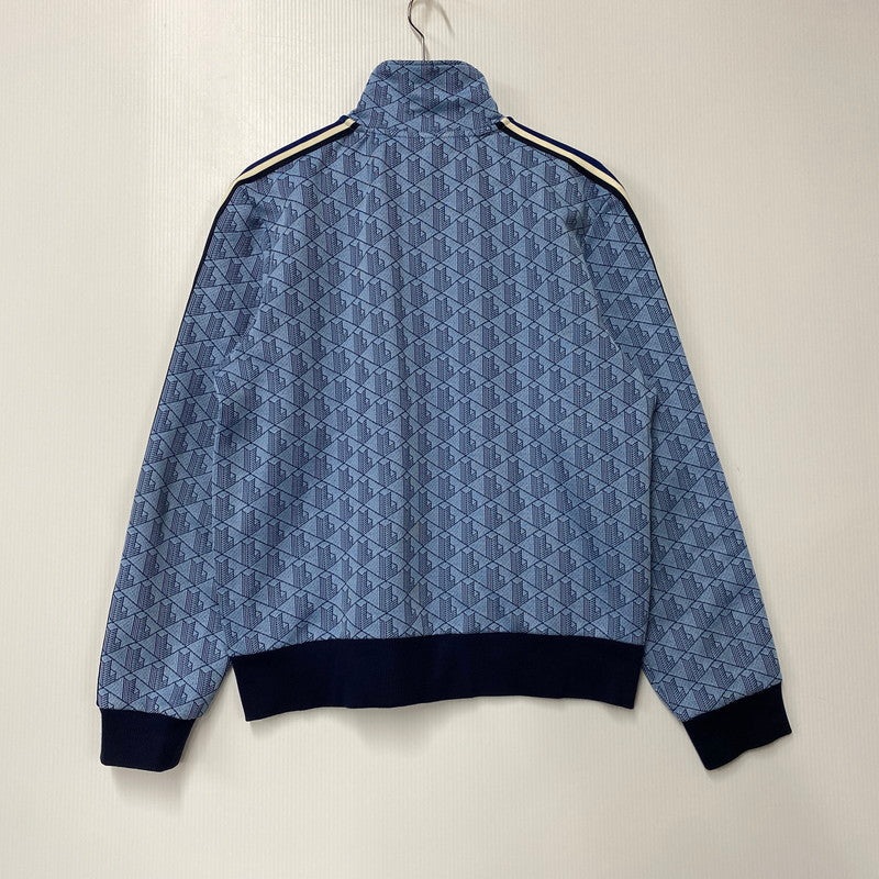 【中古品】【メンズ】 LACOSTE ラコステ SH1368 MONOGRAM JACQUARD TRACK JACKET モノグラム ジャガード トラック ジャケット 147-260710-cs-04-izu サイズ：L カラー：ブルー 万代Net店