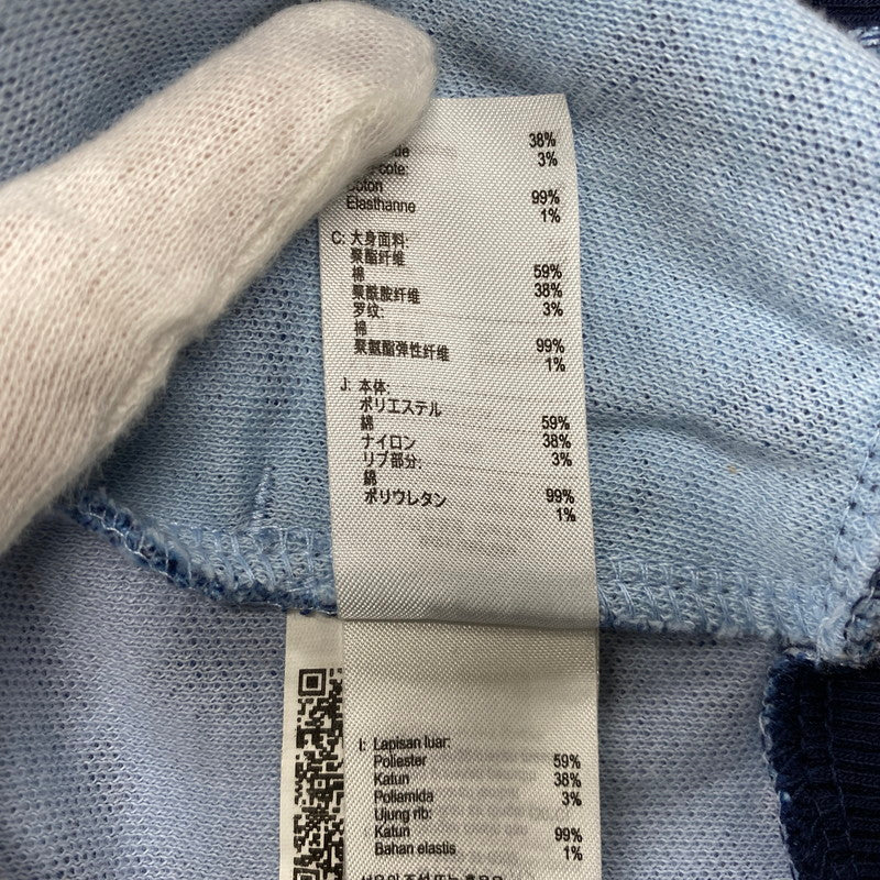 【中古品】【メンズ】 LACOSTE ラコステ SH1368 MONOGRAM JACQUARD TRACK JACKET モノグラム ジャガード トラック ジャケット 147-260710-cs-04-izu サイズ：L カラー：ブルー 万代Net店