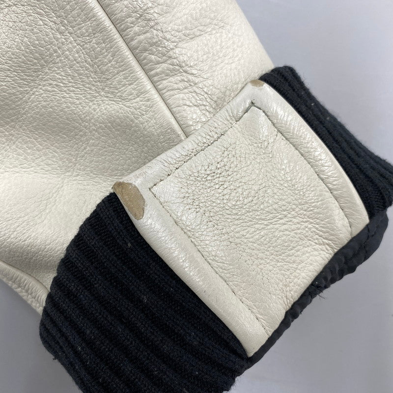 【中古品】【メンズ】 NITRAID ナイトレイド NR011-HJ07 MELTON STADIUM JUMPER メルトン スタジアム ジャンパー アウター 142-260710-cs-10-izu サイズ：2XL カラー：ブラック×ホワイト 万代Net店