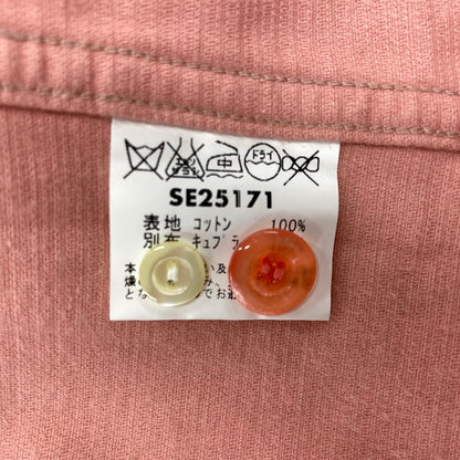 【中古品】【メンズ】 STYLE EYES スタイルアイズ SE25171 50STASTE CORDUROY OPEN COLOR SHIRT コーデュロイ オープン カラー シャツ トップス 長袖 145-260710-cs-06-izu サイズ：XL カラー：ピンク×ブラック 万代Net店