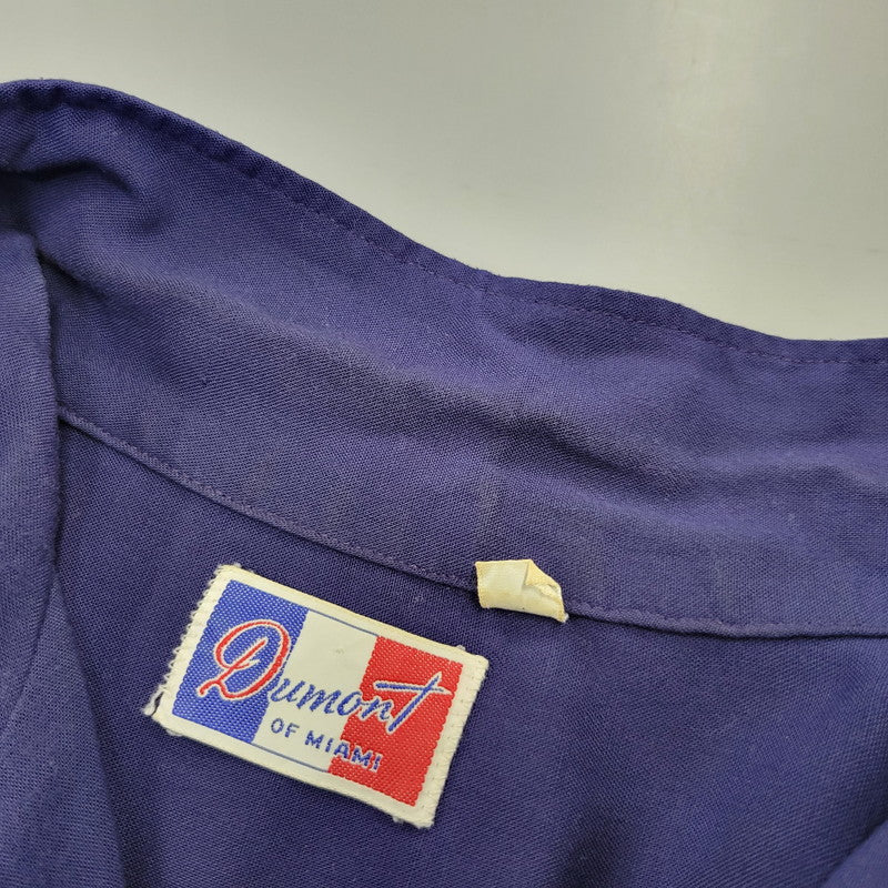 【中古品】【メンズ】 USED REMAKE PULLOVER SHIRT リメイク プルオーバー シャツ 半袖 146-260715-as-06-izu サイズ：XL カラー：ネイビー 万代Net店