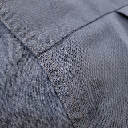 【中古品】【メンズ】 USED REMAKE PULLOVER SHIRT リメイク プルオーバー シャツ 半袖 146-260715-as-06-izu サイズ：XL カラー：ネイビー 万代Net店