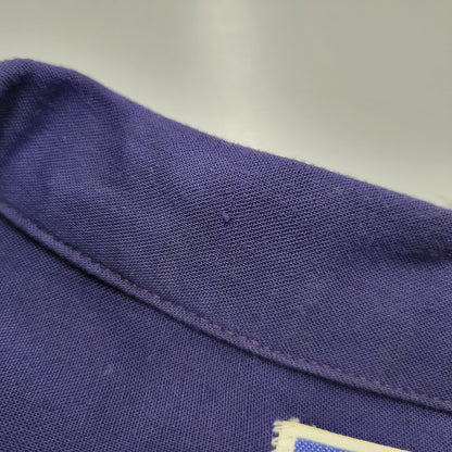 【中古品】【メンズ】 USED REMAKE PULLOVER SHIRT リメイク プルオーバー シャツ 半袖 146-260715-as-06-izu サイズ：XL カラー：ネイビー 万代Net店
