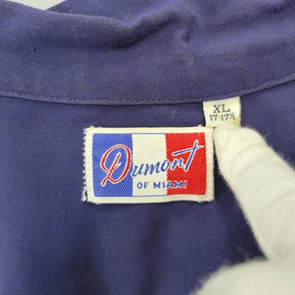 【中古品】【メンズ】 USED REMAKE PULLOVER SHIRT リメイク プルオーバー シャツ 半袖 146-260715-as-06-izu サイズ：XL カラー：ネイビー 万代Net店