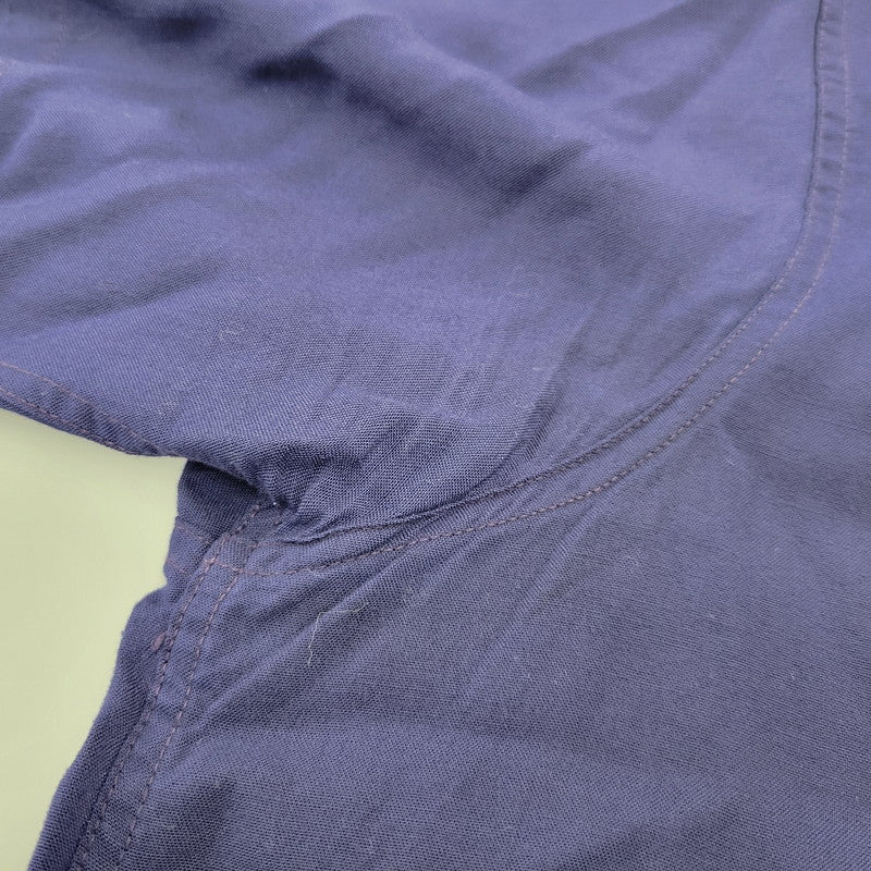 【中古品】【メンズ】 USED REMAKE PULLOVER SHIRT リメイク プルオーバー シャツ 半袖 146-260715-as-06-izu サイズ：XL カラー：ネイビー 万代Net店