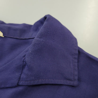 【中古品】【メンズ】 USED REMAKE PULLOVER SHIRT リメイク プルオーバー シャツ 半袖 146-260715-as-06-izu サイズ：XL カラー：ネイビー 万代Net店