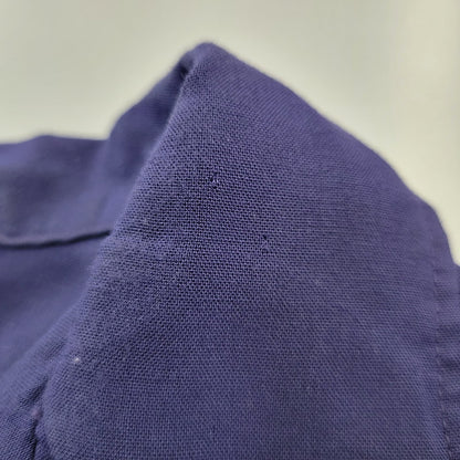 【中古品】【メンズ】 USED REMAKE PULLOVER SHIRT リメイク プルオーバー シャツ 半袖 146-260715-as-06-izu サイズ：XL カラー：ネイビー 万代Net店