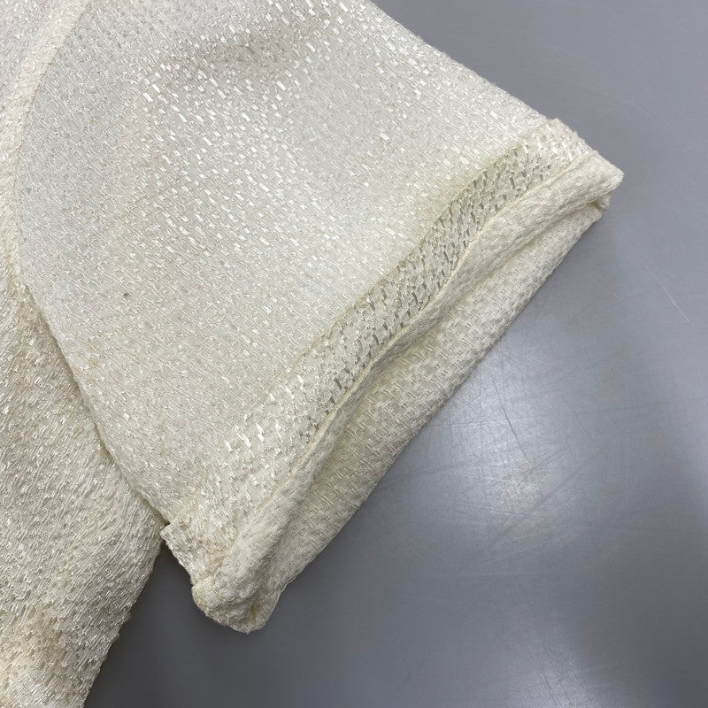 【中古品】【メンズ】 CAPRI CALIFORNIA カプリカルフォルニア SPORTS SHIRT スポーツ シャツ トップス 半袖 146-260710-cs-07-izu サイズ：M カラー：アイボリー×ブラック 万代Net店
