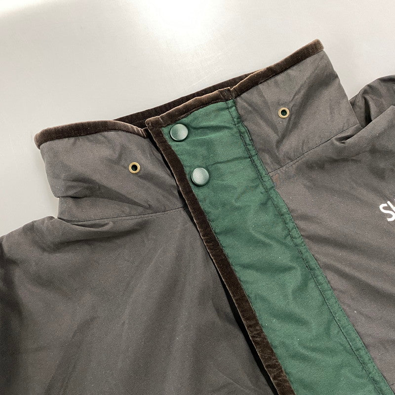 【中古品】【メンズ】 FUCKING AWESOME × HAVE AGOOD TIME × COBRA ファッキンオーサム×ハブアグッドタイム×コブラ 刺繍ロゴ NYLON JACKET ナイロン ジャケット アウター 142-260710-cs-09-izu サイズ：2XL カラー：グリーン×チャコール 万代Net店