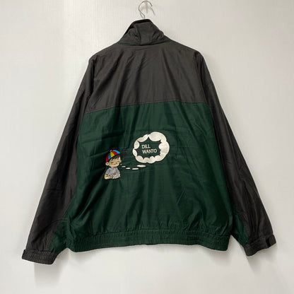 【中古品】【メンズ】 FUCKING AWESOME × HAVE AGOOD TIME × COBRA ファッキンオーサム×ハブアグッドタイム×コブラ 刺繍ロゴ NYLON JACKET ナイロン ジャケット アウター 142-260710-cs-09-izu サイズ：2XL カラー：グリーン×チャコール 万代Net店