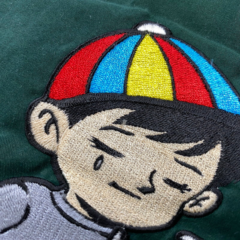 【中古品】【メンズ】 FUCKING AWESOME × HAVE AGOOD TIME × COBRA ファッキンオーサム×ハブアグッドタイム×コブラ 刺繍ロゴ NYLON JACKET ナイロン ジャケット アウター 142-260710-cs-09-izu サイズ：2XL カラー：グリーン×チャコール 万代Net店