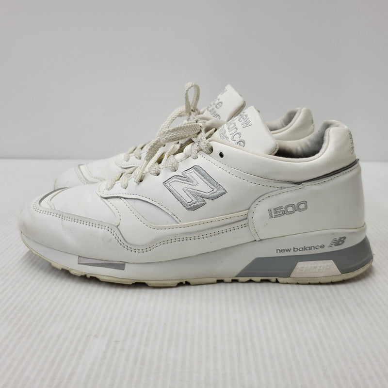 【中古品】【メンズ】 NEW BALANCE ニューバランス M1500WHI SNEAKER スニーカー シューズ 靴 162-260710-ay-13-izu サイズ：27cm カラー：ホワイト×グレー 万代Net店
