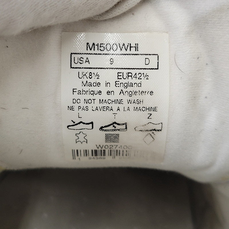 【中古品】【メンズ】 NEW BALANCE ニューバランス M1500WHI SNEAKER スニーカー シューズ 靴 162-260710-ay-13-izu サイズ：27cm カラー：ホワイト×グレー 万代Net店