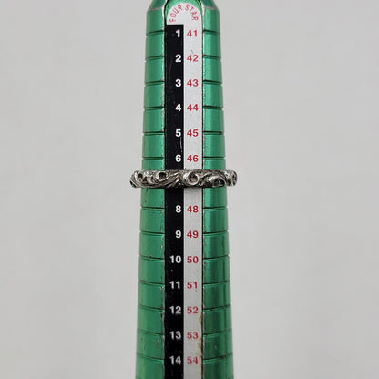【中古品】【メンズ/レディース】 SAAD サード 925 ARABESQUE RING アラベスク リング 指輪 アクセサリー 191-260715-ya-09-izu サイズ：7号 カラー：シルバー 万代Net店