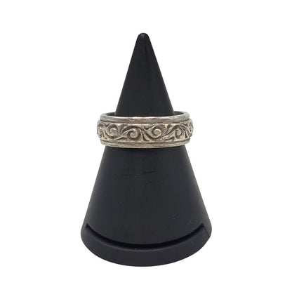 【中古品】【メンズ/レディース】 SAAD サード 925 ARABESQUE RING アラベスク リング 指輪 アクセサリー 191-260715-ya-08-izu サイズ：7号 カラー：シルバー 万代Net店