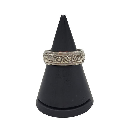 【中古品】【メンズ/レディース】 SAAD サード 925 ARABESQUE RING アラベスク リング 指輪 アクセサリー 191-260715-ya-08-izu サイズ：7号 カラー：シルバー 万代Net店