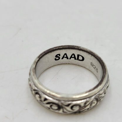 【中古品】【メンズ/レディース】 SAAD サード 925 ARABESQUE RING アラベスク リング 指輪 アクセサリー 191-260715-ya-08-izu サイズ：7号 カラー：シルバー 万代Net店