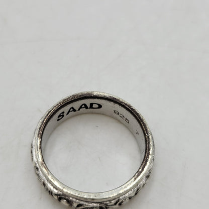 【中古品】【メンズ/レディース】 SAAD サード 925 ARABESQUE RING アラベスク リング 指輪 アクセサリー 191-260715-ya-08-izu サイズ：7号 カラー：シルバー 万代Net店