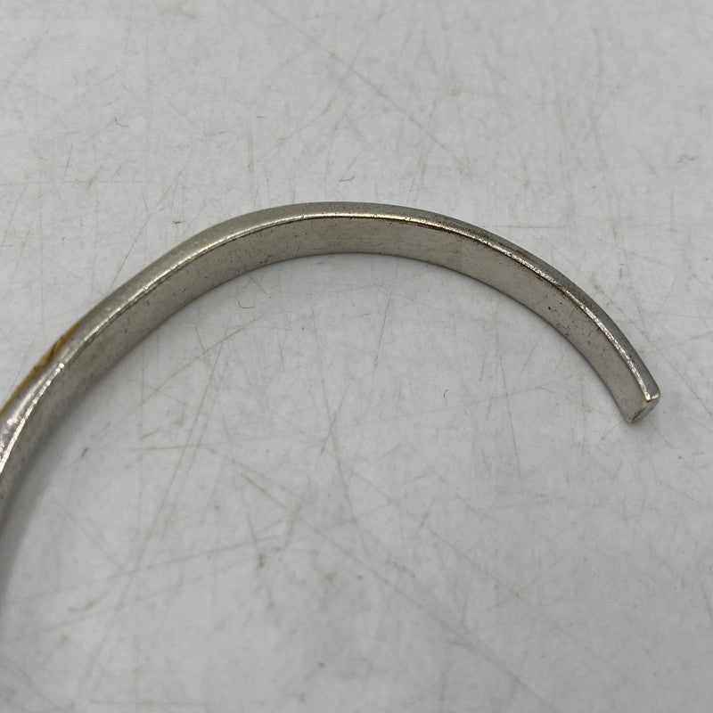 【中古品】【メンズ/レディース】 SAAD サード GOLD PLATE ARABESQUE BANGLE K24GP 925 ゴールドプレート アラベスク バングル アクセサリー 191-260711-as-17-izu カラー：シルバー 万代Net店