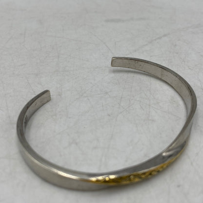 【中古品】【メンズ/レディース】 SAAD サード GOLD PLATE ARABESQUE BANGLE K24GP 925 ゴールドプレート アラベスク バングル アクセサリー 191-260711-as-17-izu カラー：シルバー 万代Net店